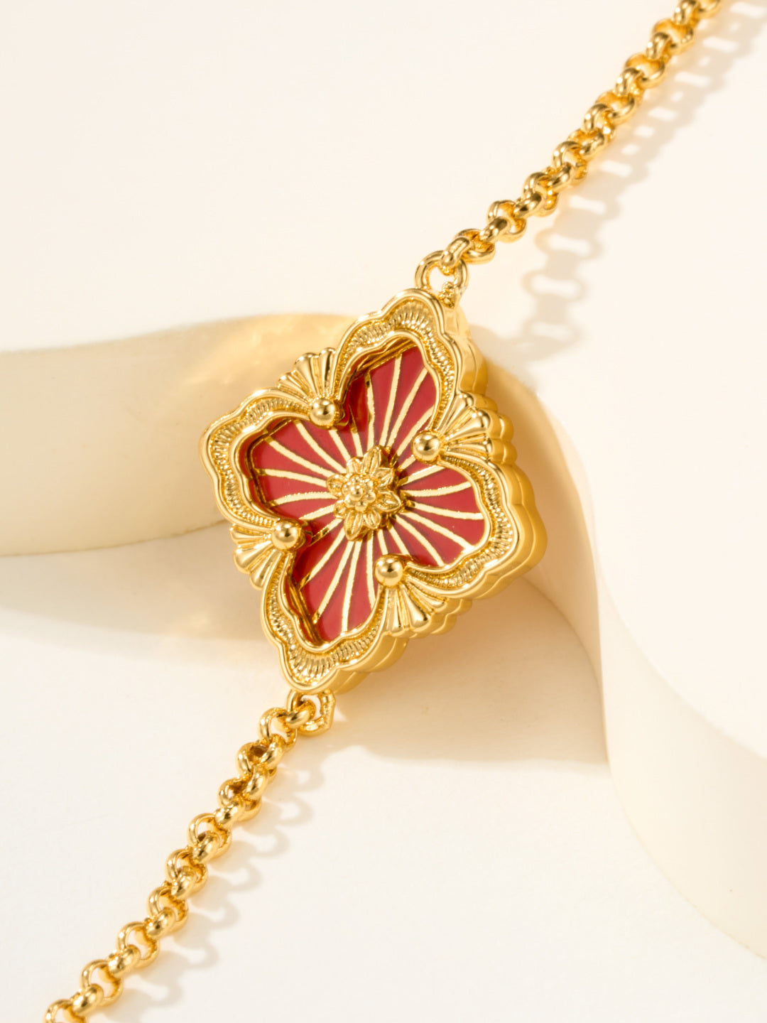 [Marin-Jewelry]B.C.L ENAMELED One-Flower Bracelet£¨Various Colors)