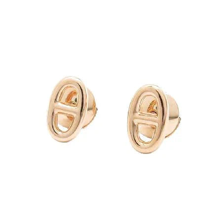 [Marin-Jewelry]CHAINE SMALL EARRINGS GOLD AND SILVER