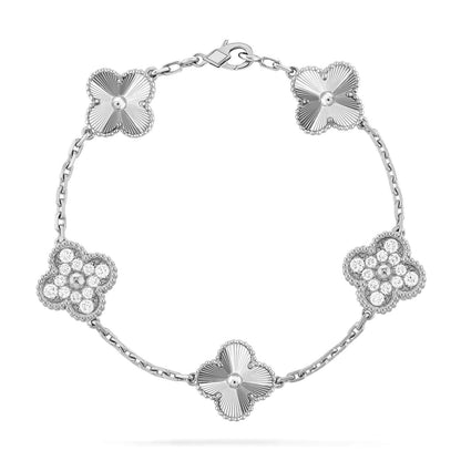 [Marin-Jewelry] CLOVER 5 MOTIF LASER BRACELET COLLECTION