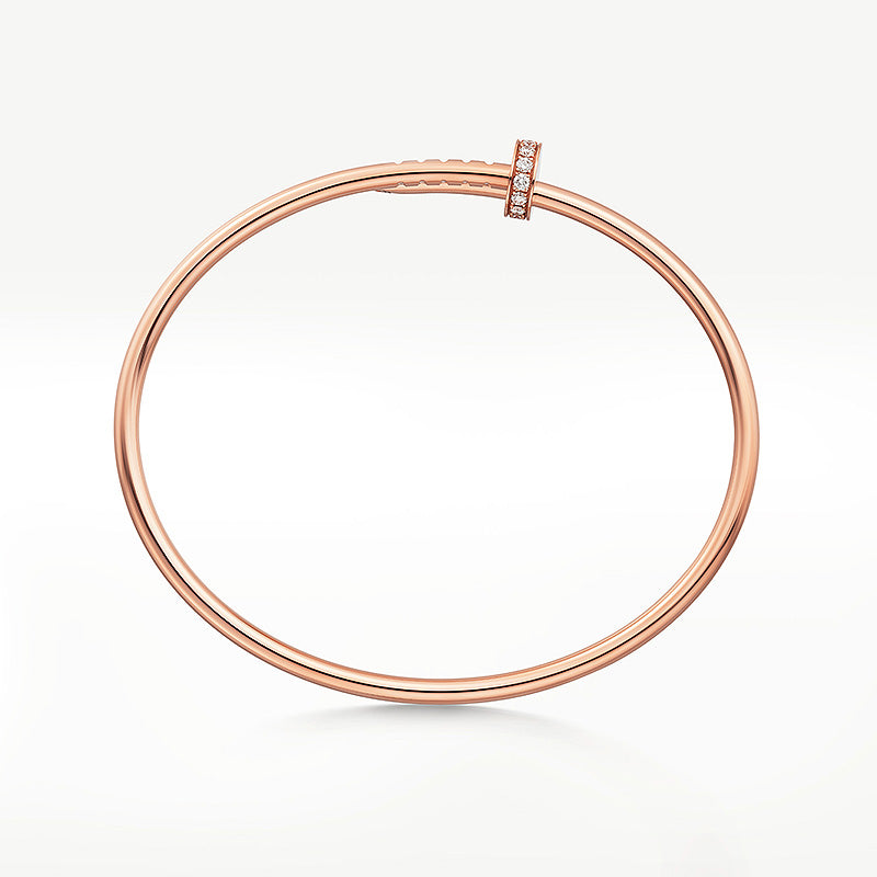 [Marin-Jewelry]JUSTE BRACELET 2.5MM DIAMONDS