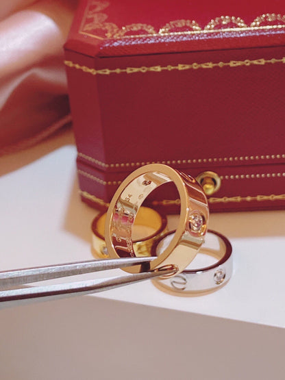 [Marin-Jewelry]Three-Diamond Ring
