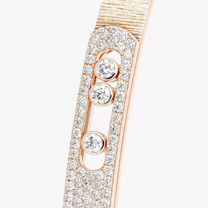 [Marin-Jewelry]2026 BRAND-NEW FROSTED BRACELET WITH DIAMONDS THREE COLORS