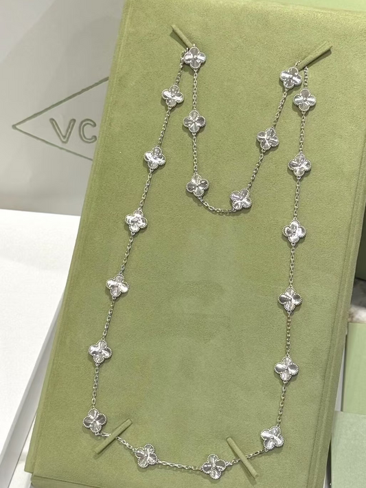 [Marin-Jewelry]CLOVER 20 MOTIFS SILVER LASER