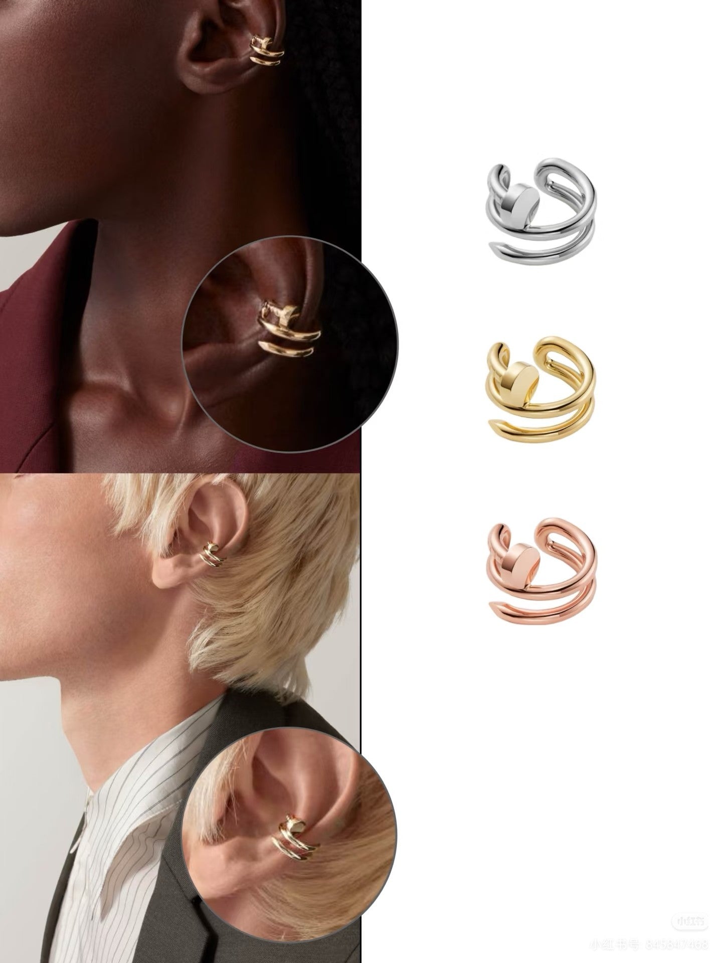 [Marin-Jewelry]Single-ear clip