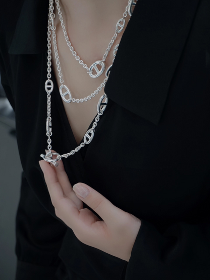 [Marin-Jewelry]Classic Silver Sweater Chain