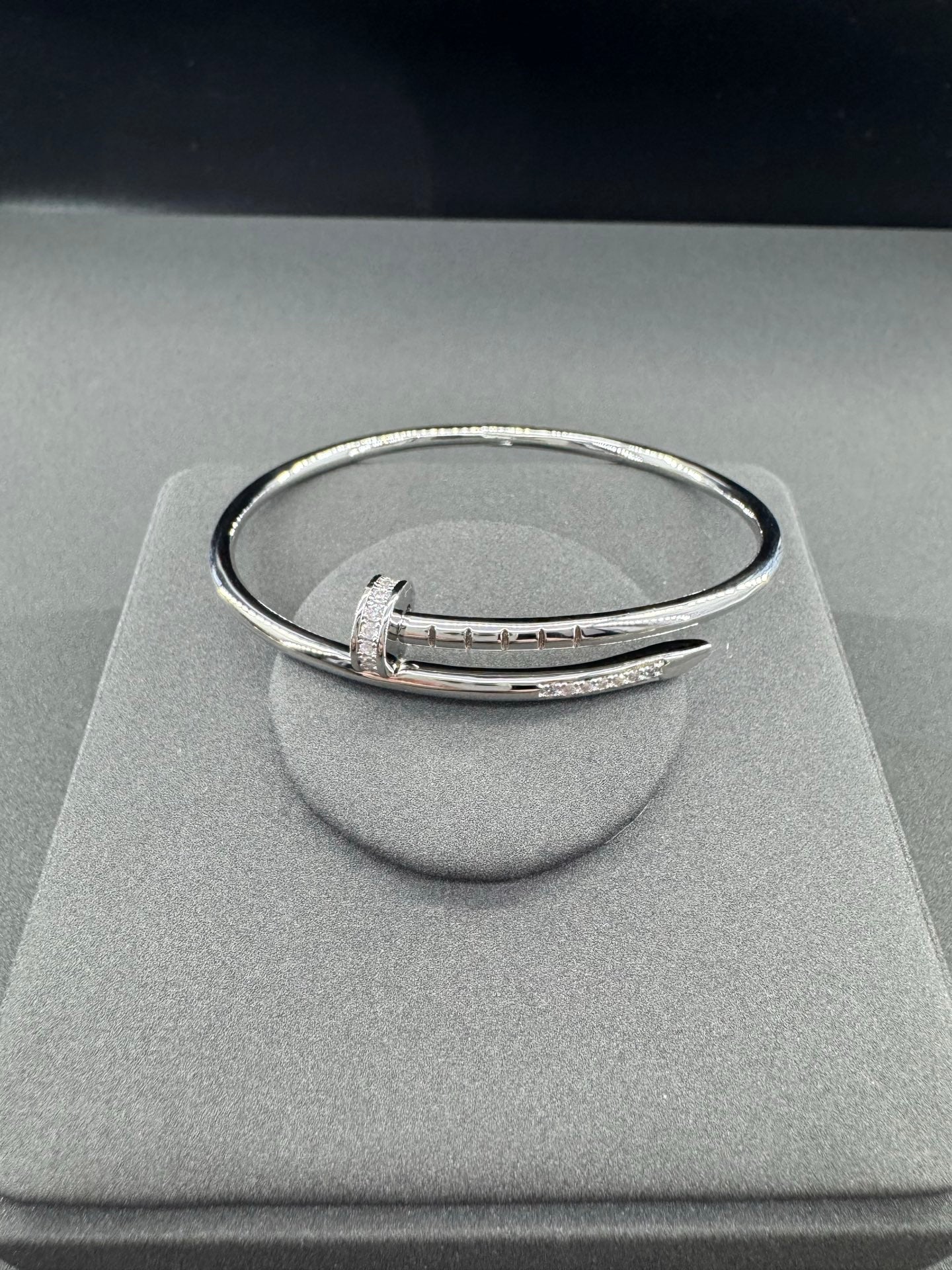 [Marin-Jewelry]JUSTE BRACELET 2.5MM  DIAMONDS2