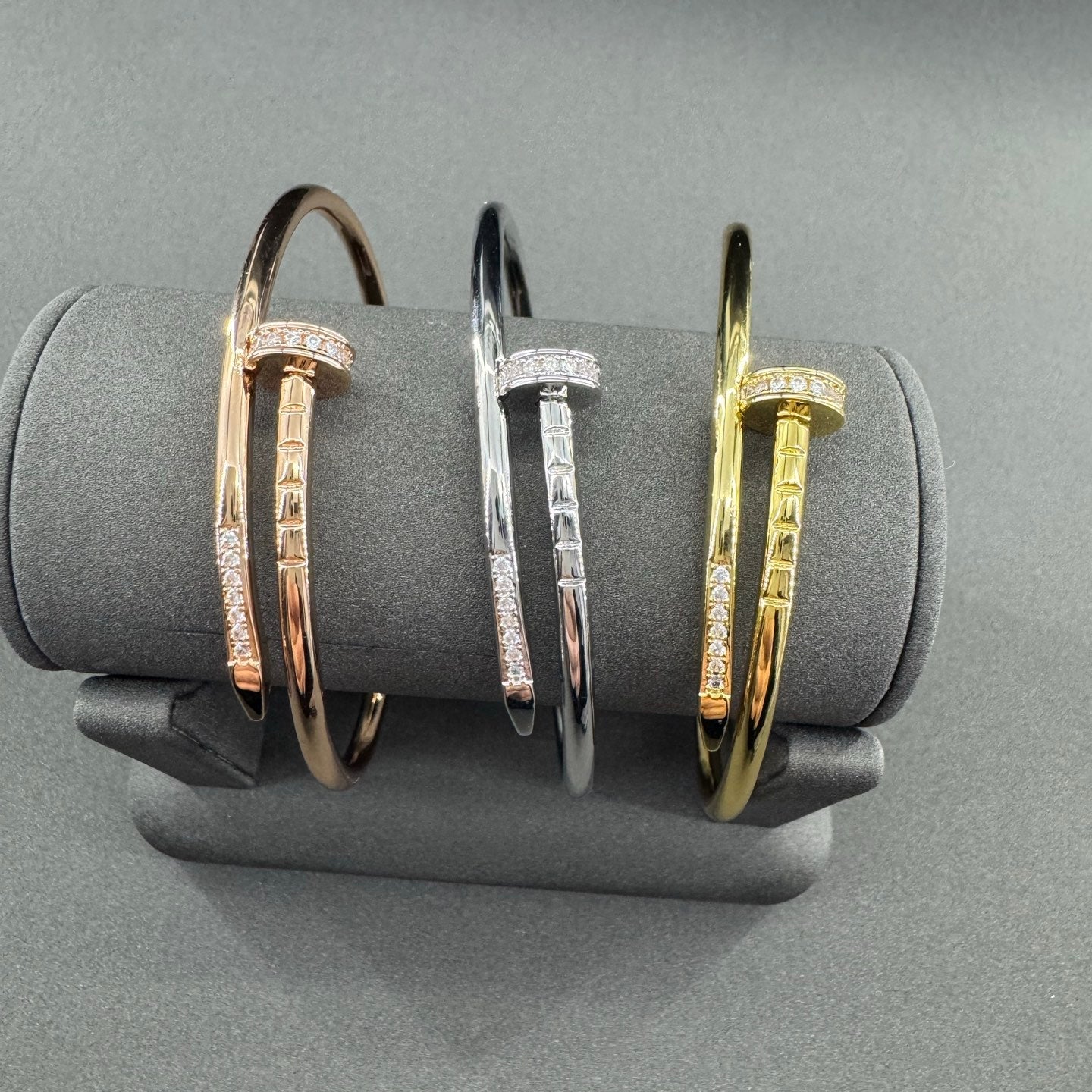 [Marin-Jewelry]JUSTE BRACELET 2.5MM  DIAMONDS2