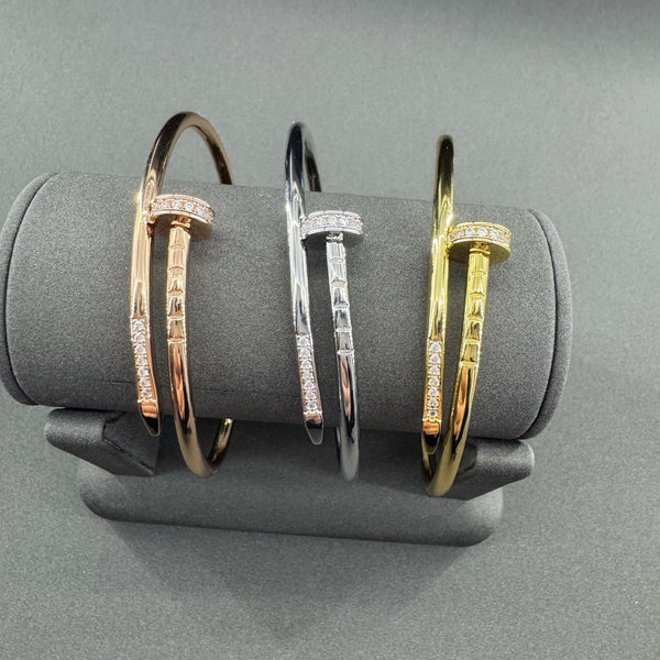 [Marin-Jewelry]JUSTE BRACELET 2.5MM DIAMANTS2