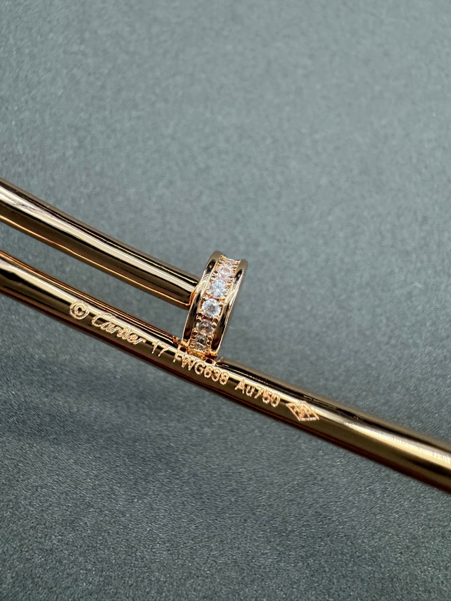 [Marin-Jewelry]JUSTE BRACELET 2.5MM  DIAMONDS2