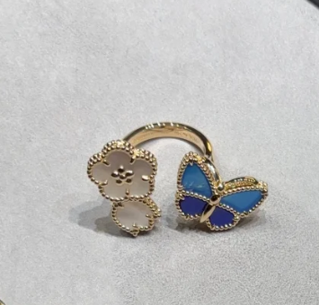[Marin-Jewelry]NEW TWIN BUTTERFLY LUCKY RING