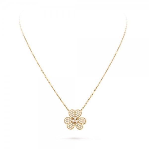 [Marin-Jewelry]FLOWER DIAMOND NECKLACE