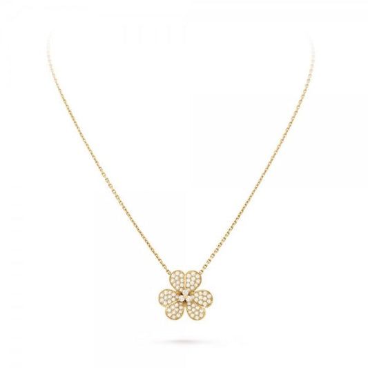 [Marin-Jewelry]FLOWER DIAMOND NECKLACE