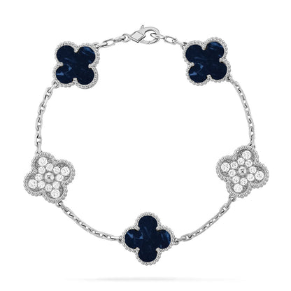 [Marin-Jewelry]CLOVER 5 MOTIF PIETERSITE BRACELET COLLECTION