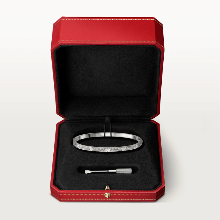 [Marin-Jewelry]LOVE BRACELET 3.65MM DIAMOND-PAVED