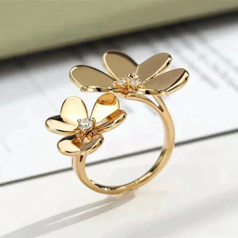 [Marin-Jewelry]CLOVER COMOS GOLD DIAMOND RING
