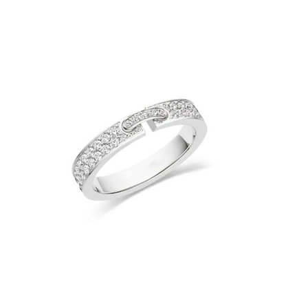 [Marin-Jewelry]ALLIANCE LIENS VIDENCE PAVED DIAMOND 4MM RING