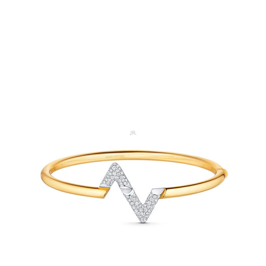 [Marin-Jewelry]VOLTE UPSITE DOWN GOLD DIAMOND BRACELET