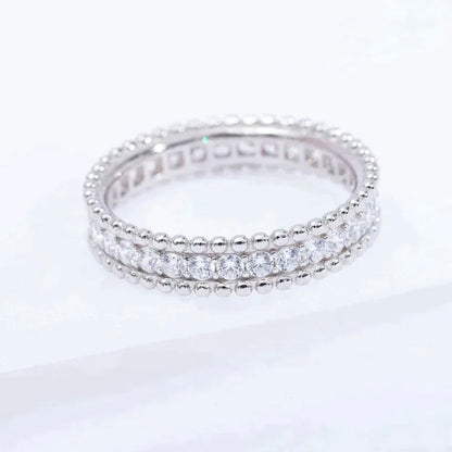 [Marin-Jewelry]PERLEE DIAMOND SILVER RING