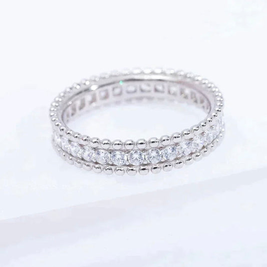 [Marin-Jewelry]PERLEE DIAMOND SILVER RING