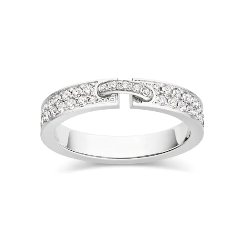 [Marin-Jewelry]ALLIANCE LIENS VIDENCE PAVED DIAMOND 4MM RING