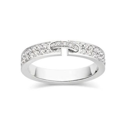 [Marin-Jewelry]ALLIANCE LIENS VIDENCE PAVED DIAMOND 4MM RING