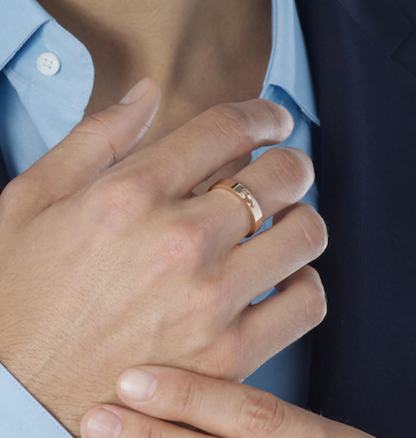 [Marin-Jewelry]ALLIANCE LIENS VIDENCE 4MM RING