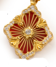 [Marin-Jewelry] B.C.L BIG SIZE  ENAMEL NECKLACE£¨Various colors£©