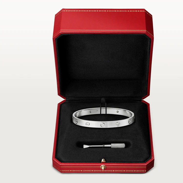 [Marin-Jewelry]LOVE BRACELET 6.1MM 4 DIAMONDS