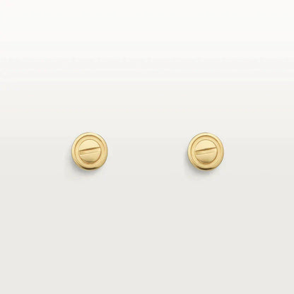 [Marin-Jewelry]LOVE EARRINGS GOLD 10MM