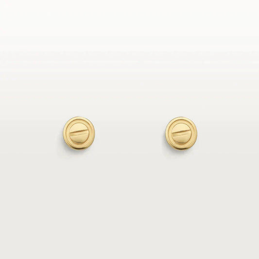 [Marin-Jewelry]LOVE EARRINGS GOLD 10MM