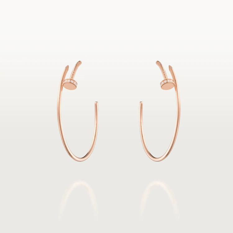 [Marin-Jewelry]JUSTE EARRINGS DIAMONDS 1.8MM