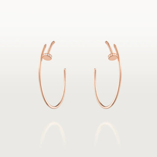 [Marin-Jewelry]JUSTE EARRINGS DIAMONDS 1.8MM