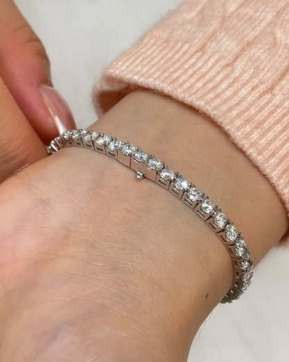 [Marin-Jewelry]  CLASSIC BASEBALL BRACELAT, 52 DIAMOND
