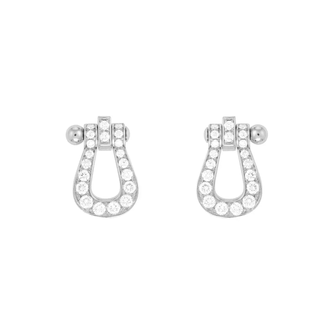 [Marin-Jewelry]FORCE 10 FULL DIAMOND STUD EARRINGS MINI MODEL
