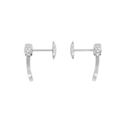 [Marin-Jewelry]FORCE 10 FULL DIAMOND STUD EARRINGS MINI MODEL