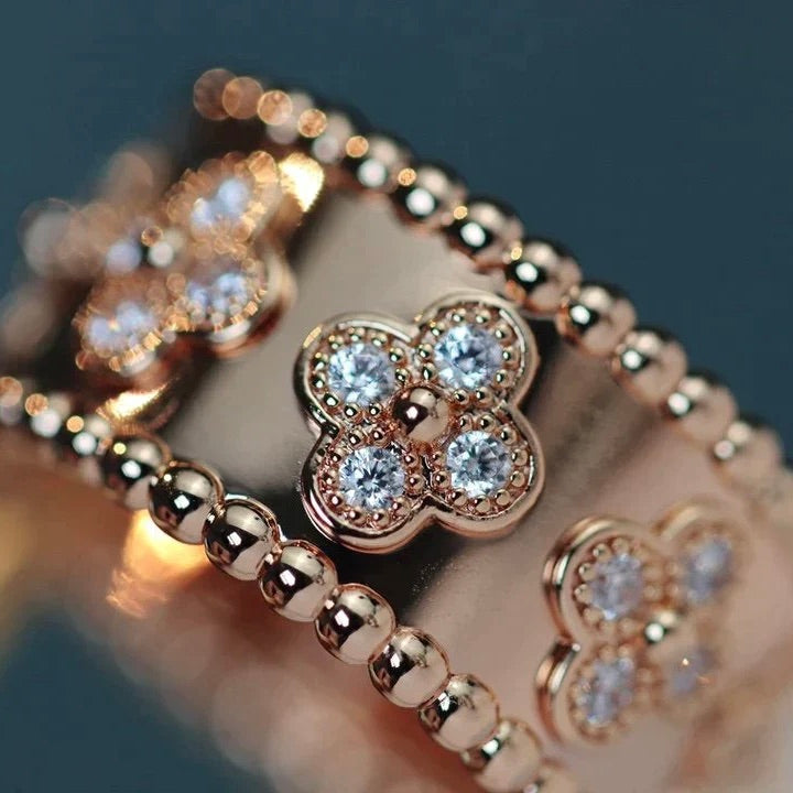 [Marin-Jewelry]CLOVER KALEIDOSCOPE RING 10MM