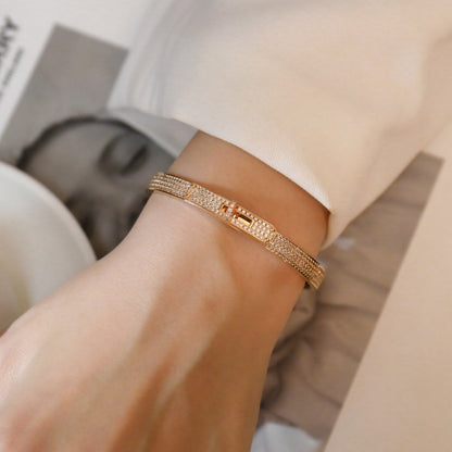 [Marin-Jewelry]KELLY BRACELET DIAMOND PAVED