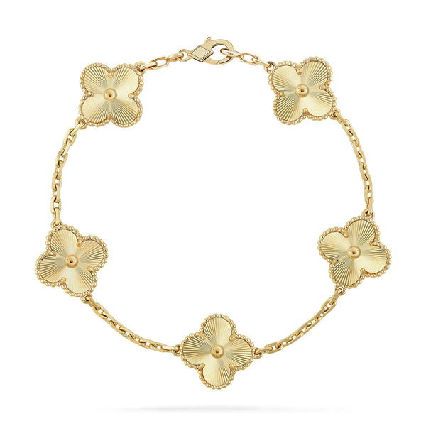 [Marin-Jewelry] CLOVER 5 MOTIF LASER BRACELET COLLECTION