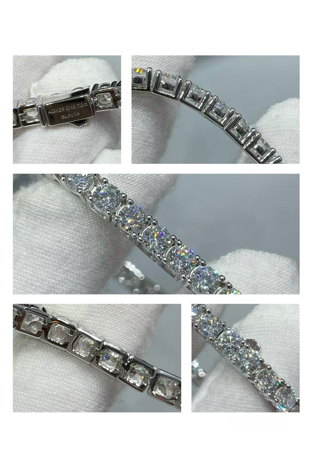 [Marin-Jewelry jewelrys]TENNIS BRACELET WITH FULL DIAMOND SETTING