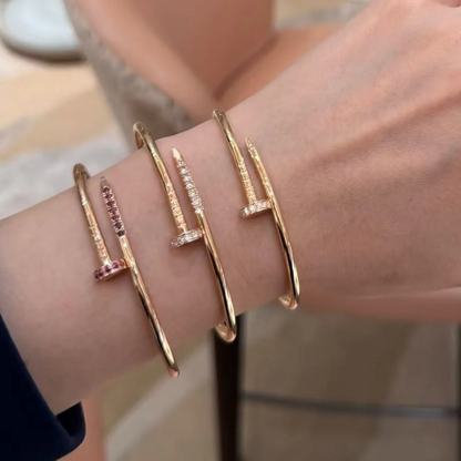 [Marin-Jewelry]JUSTE BRACELET 2.5MM DIAMONDS NEW