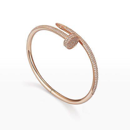 [Marin-Jewelry]JUSTE BRACELET 3.5MM ALL DIAMONDS