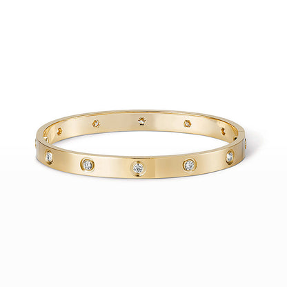 [Marin-Jewelry]LOVE BRACELET 6.1MM 10 DIAMONDS