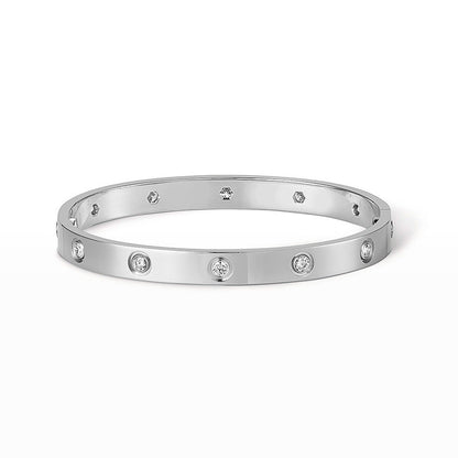 [Marin-Jewelry]LOVE BRACELET 6.1MM 10 DIAMONDS