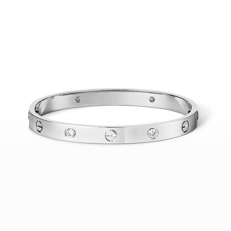 [Marin-Jewelry]LOVE BRACELET 6.1MM 4 DIAMONDS
