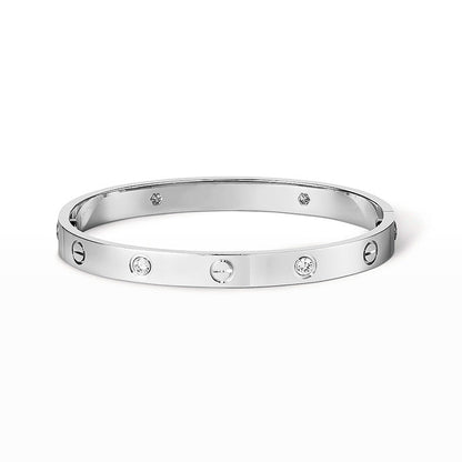[Marin-Jewelry]LOVE BRACELET 6.1MM 4 DIAMONDS