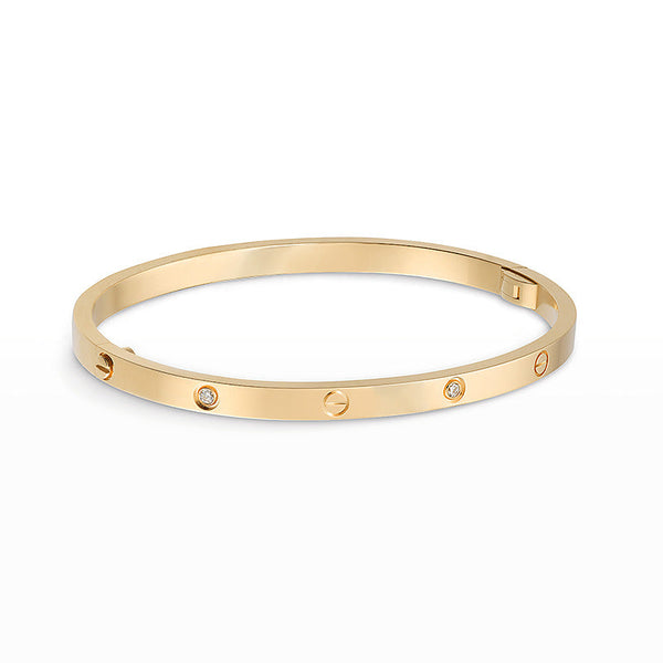 [Marin-Jewelry]BRACELET LOVE 3,65MM 6 DIAMANTS