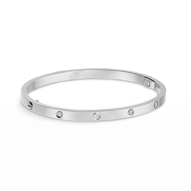 [Marin-Jewelry]LOVE BRACELET 3.65MM 6 DIAMONDS