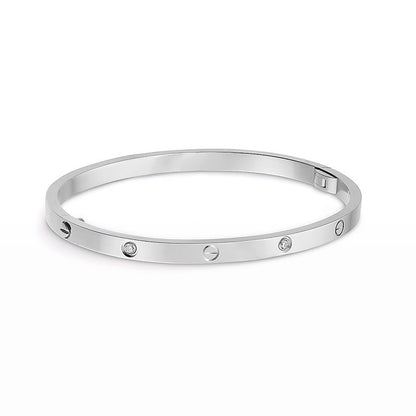 [Marin-Jewelry]LOVE BRACELET 3.65MM 6 DIAMONDS