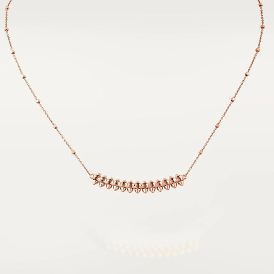 [Marin-Jewelry]CLASH PINK GOLD NECKLACE