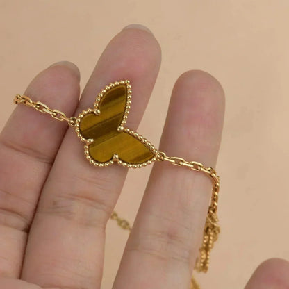 [Marin-Jewelry]LUCKY SPRING 5 MOTIF GOLD BRACELET
